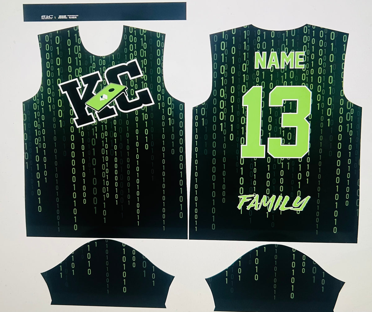 Jersey - Lime Green / Black KC matrix