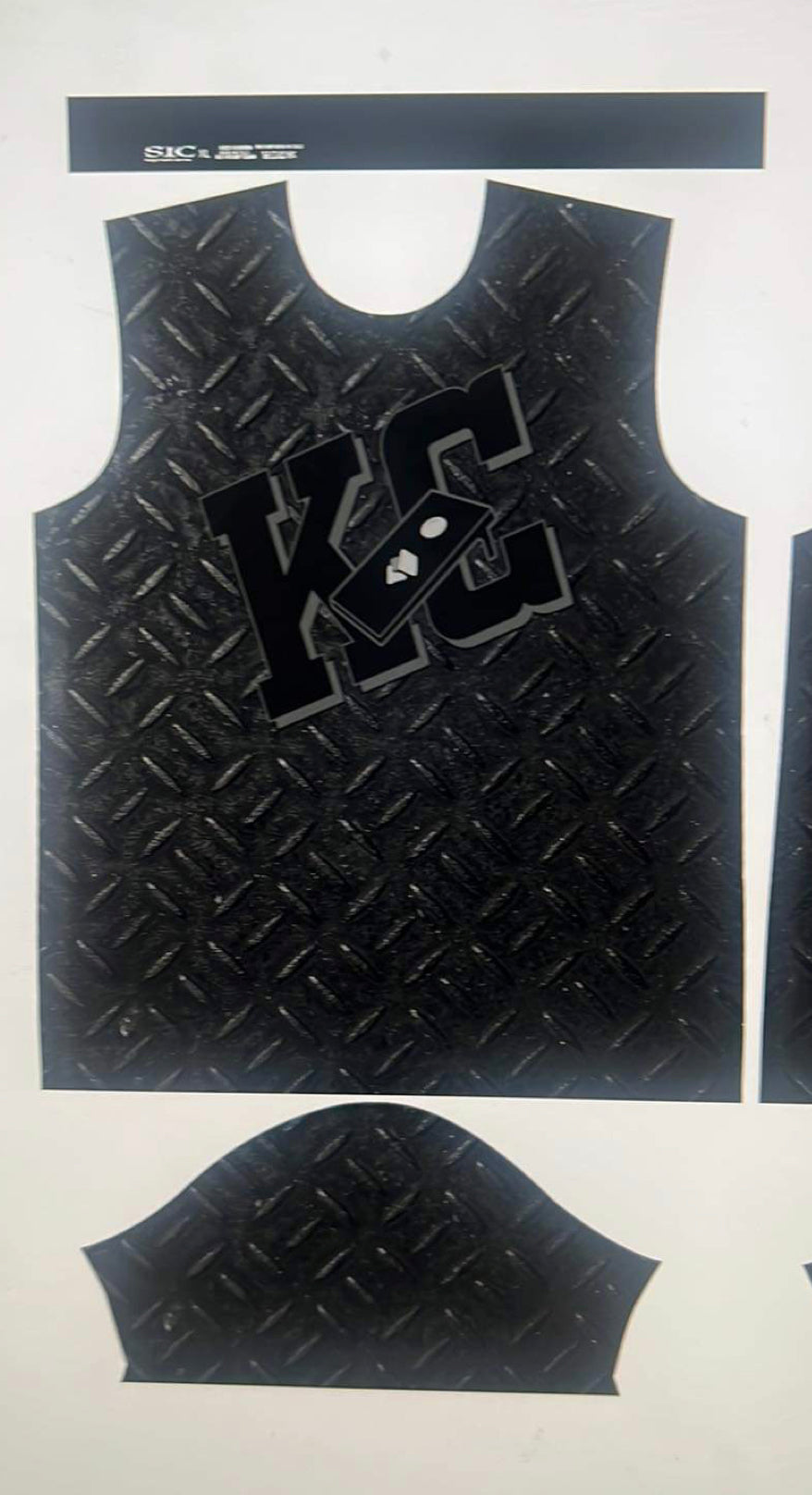 KC Ghosted/diamond plate Jersey. - not a tank top