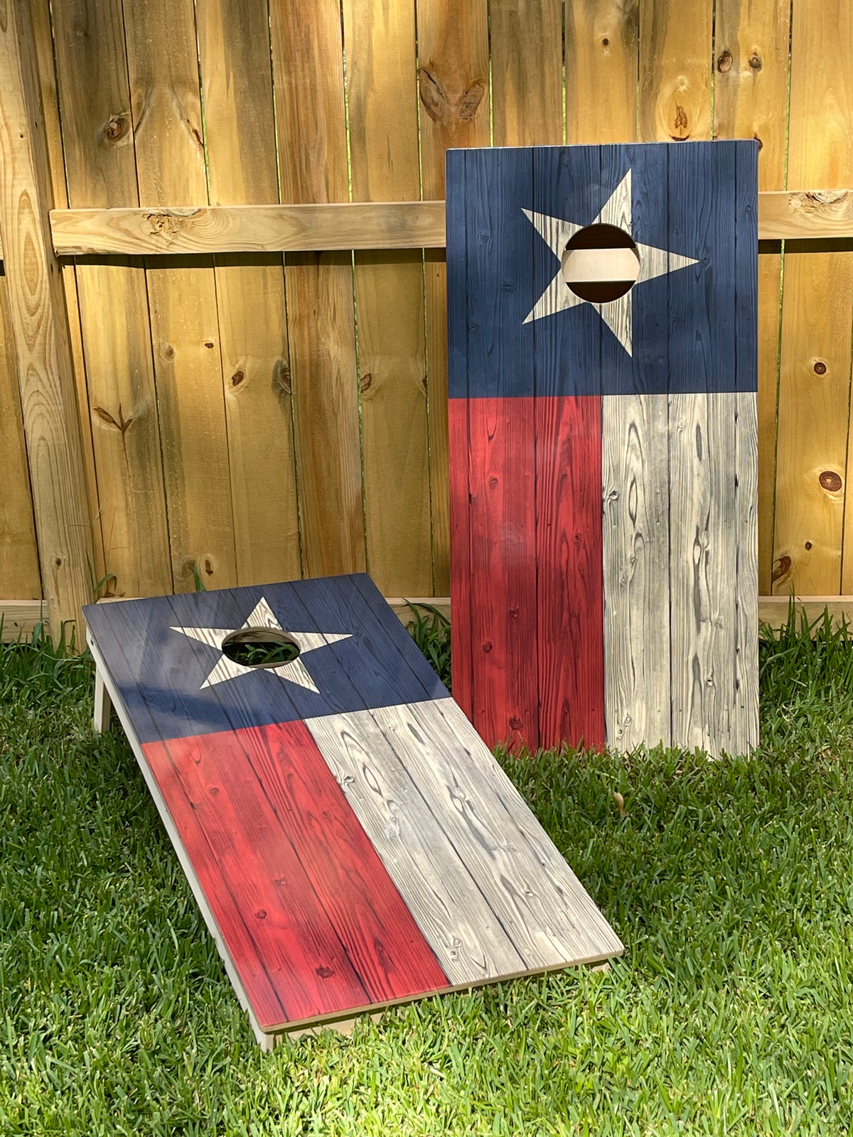 Texas Flag Pro Cornhole Boards