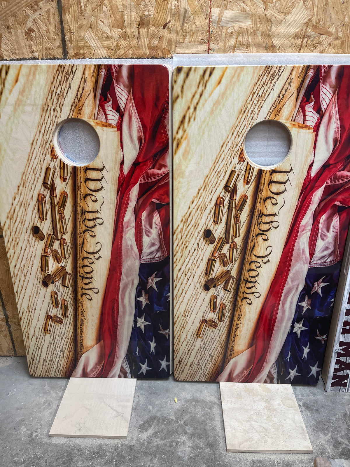 We The People Pro Cornhole Boards