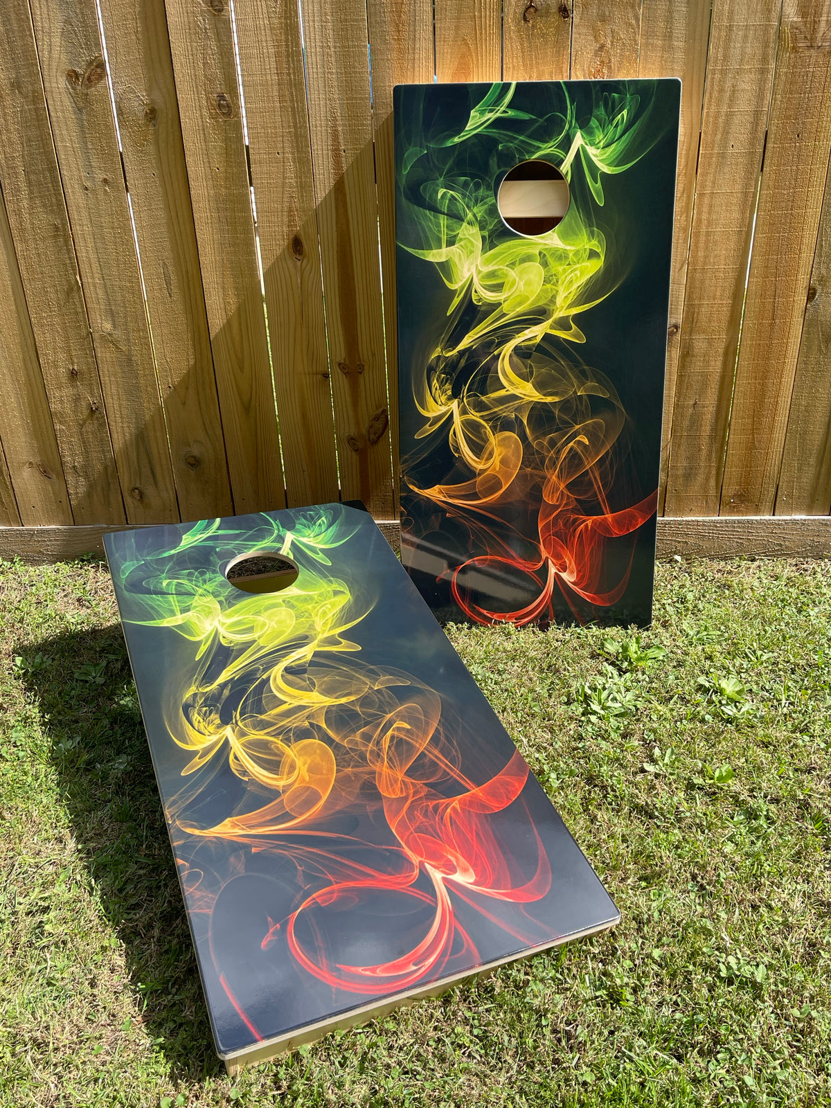 Rasta Smoke Pro Cornhole Boards