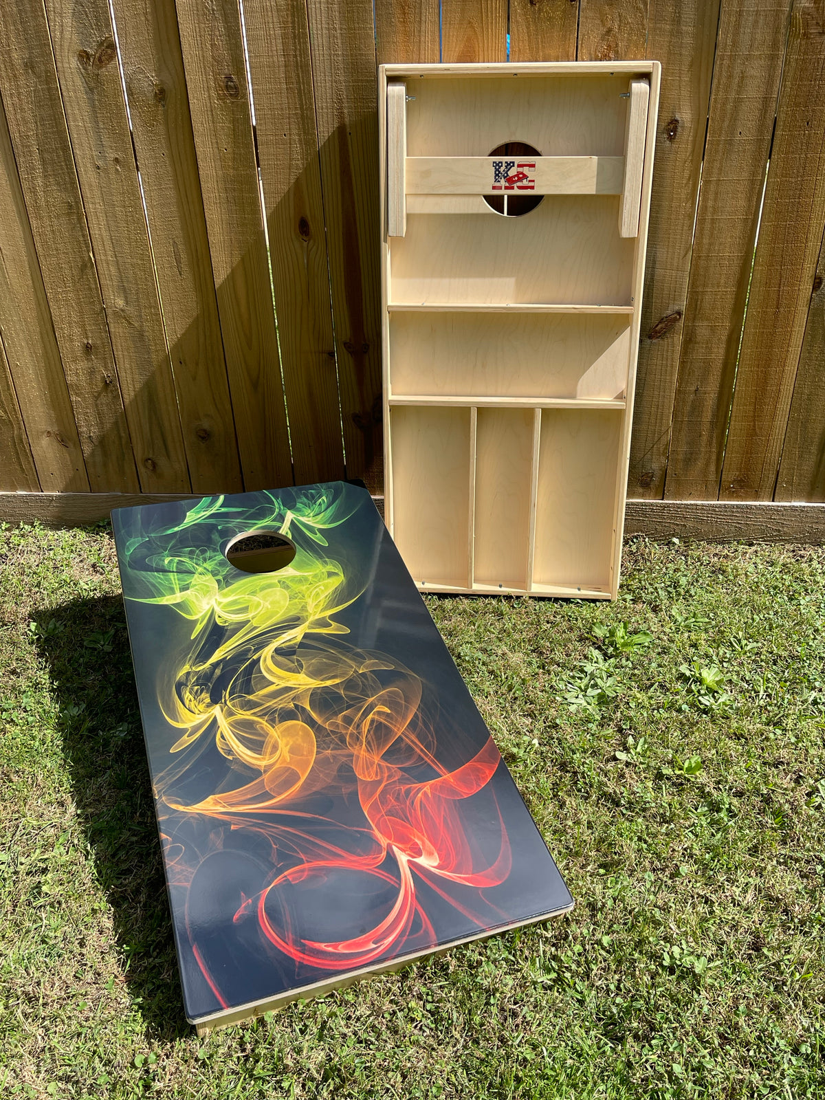 Rasta Smoke Pro Cornhole Boards
